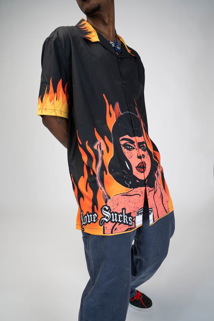 Love Sucks Button Down Shirt