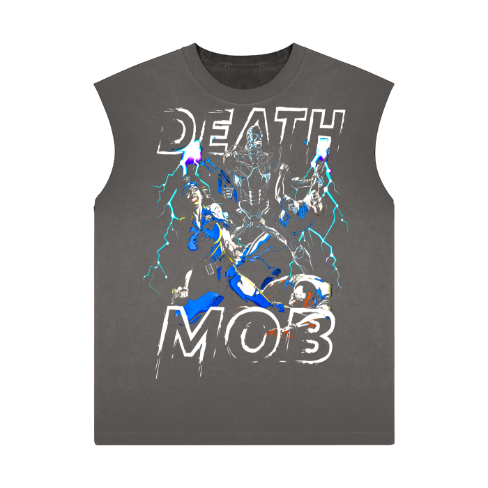 Death Mob Stone Wash Tank Top