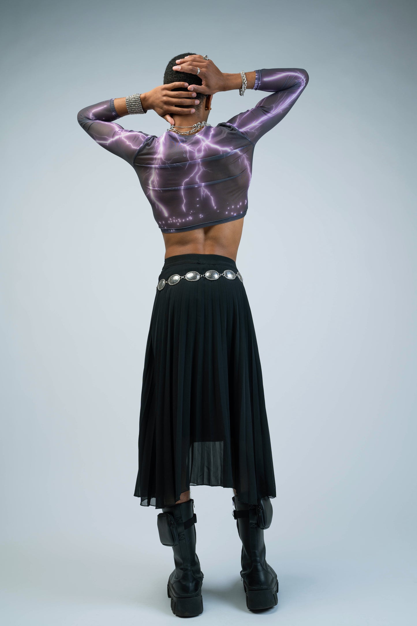 Lightstrike Mesh Crop Top