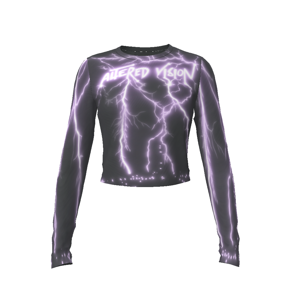 Lightstrike Mesh Crop Top