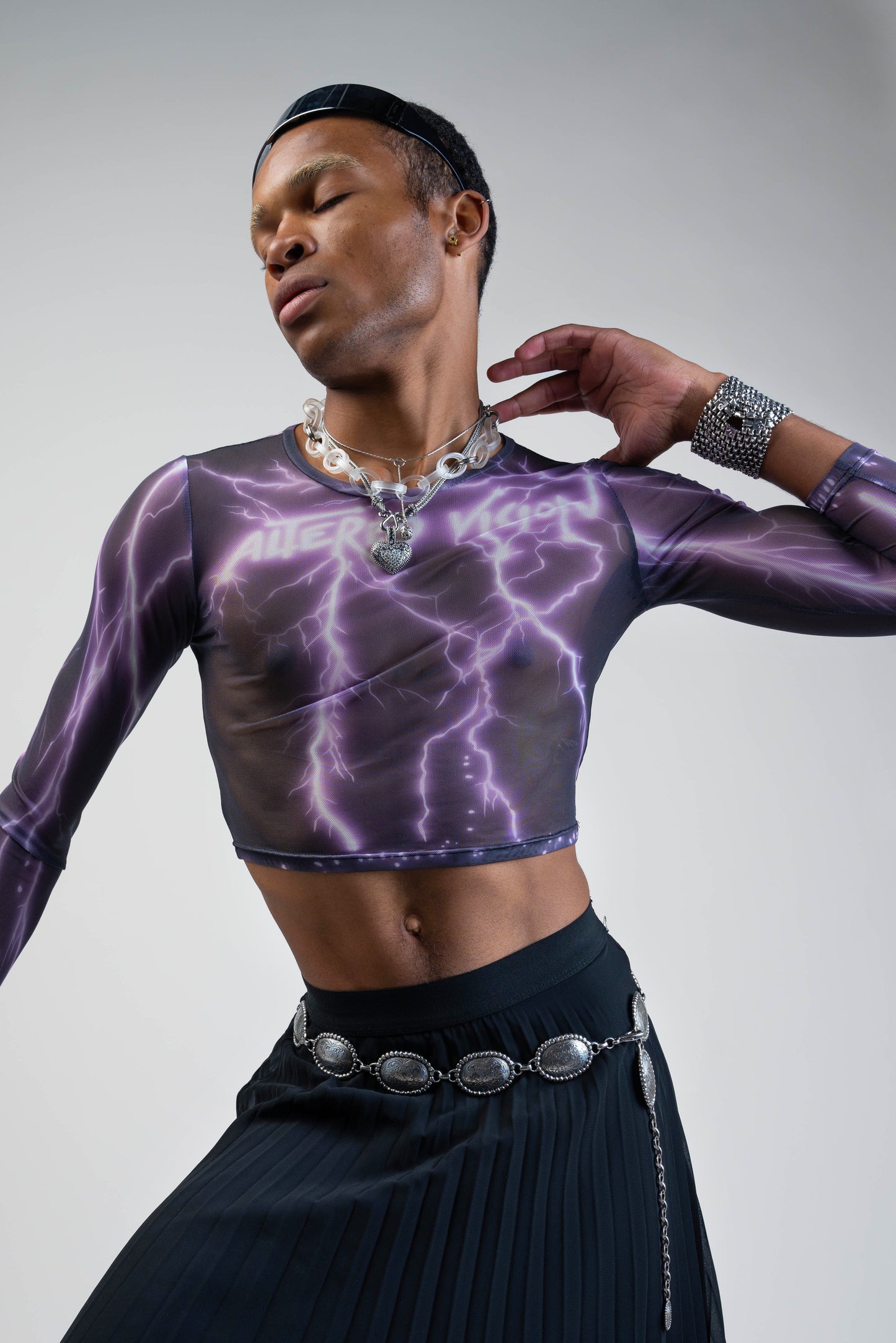 Lightstrike Mesh Crop Top